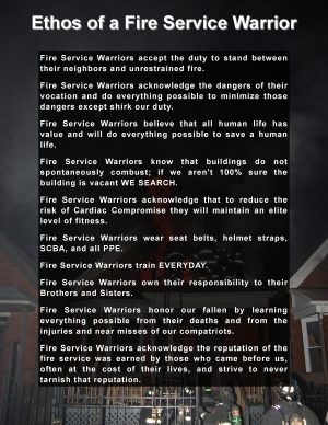 ETHOS – Fire Service Warrior